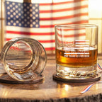 Betsy Ross 250 Years of Freedom 1776 2026 Engraved Whiskey Glass