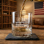 Betsy Ross 250 Years of Freedom 1776 2026 Engraved Whiskey Glass